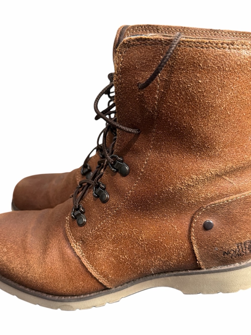 The North Face Brown leather Lace-Up Boots size 8 women’s